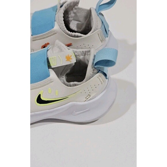 Nike flex runner toddler girl boy size 8c white blue - Picture 5 of 9